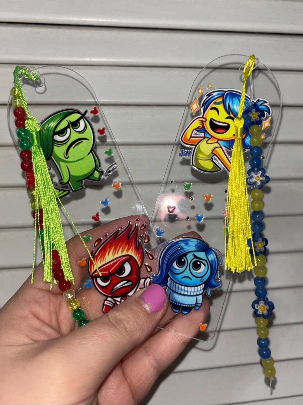 Emotion fandom vibes handcrafted bookmarks by me- pick one β€οΈπππ - Picture 2 of 4